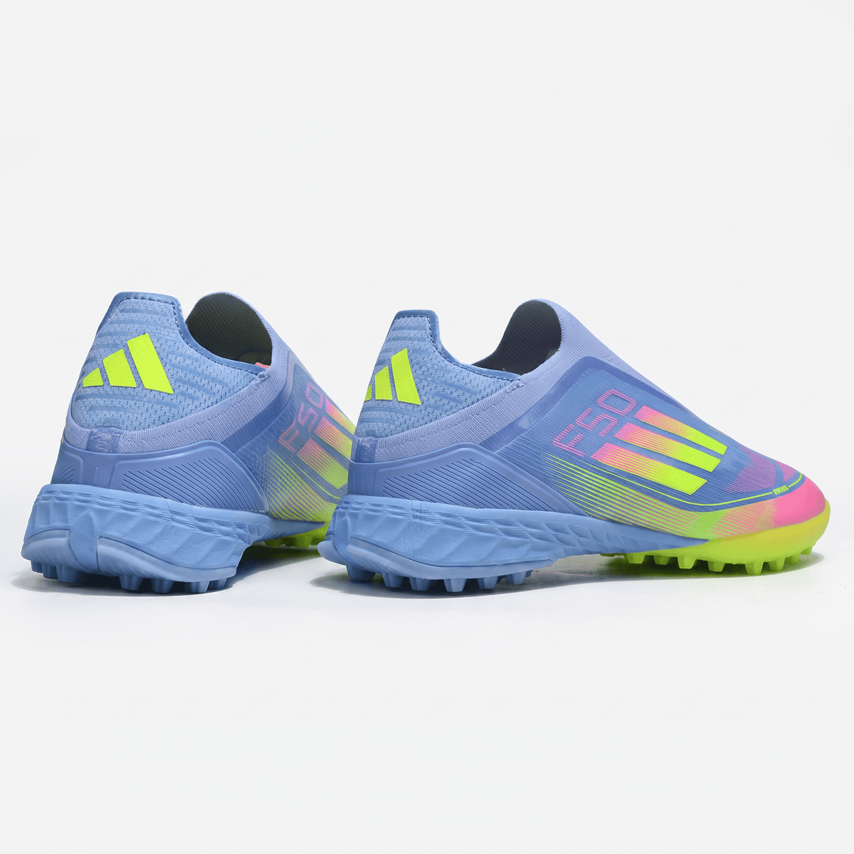 F50 Laceless TF Lucid Blue / Semi Solar Yellow / Almost Blue