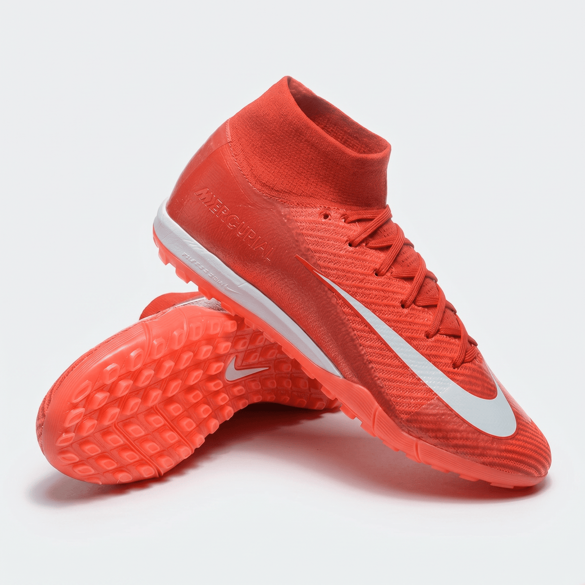 Air Zoom Mercurial Superfly 10 TF Bright Crimson / White / Silver