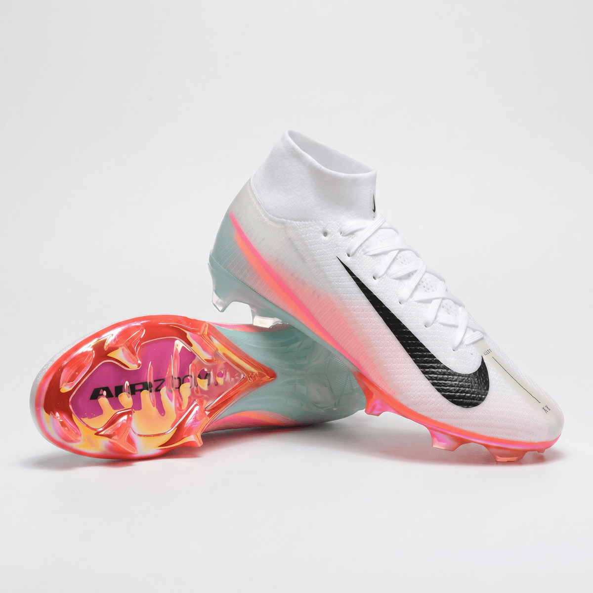 Air Zoom Mercurial Superfly 10 FG White / Pink Blast / Glacier Blue