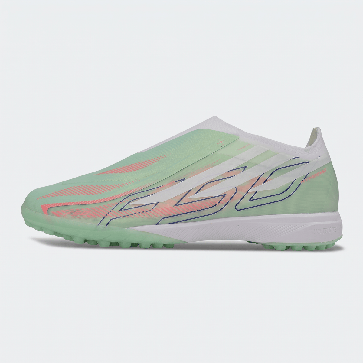 F50 Laceless TF Green Spark / Lucid Blue / Cloud White