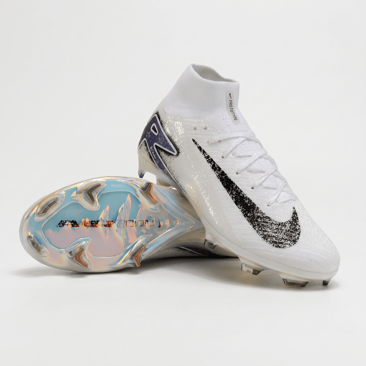 AIR Zoom Mercurial Superfly 10 FG White / Black / Blue