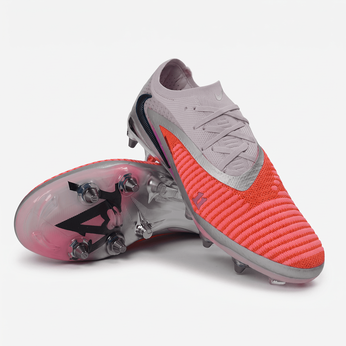 Phantom 6 Low FG Bright Crimson / Black / Metallic Silver