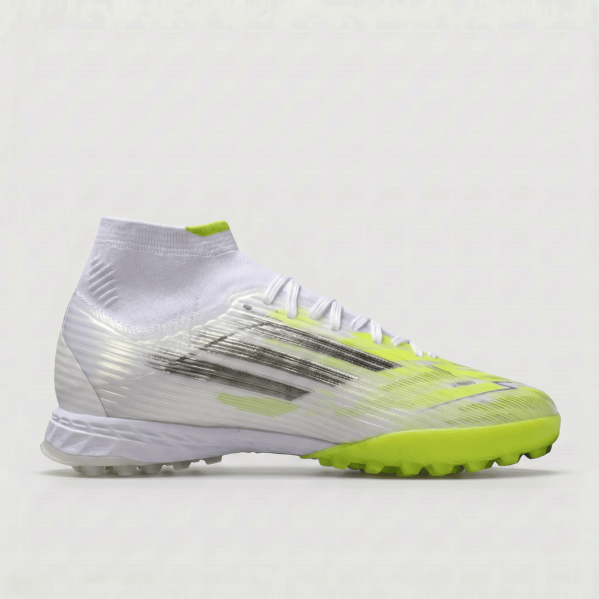 F50 League Mid TF Sparkfusion White / Lemon / Grey
