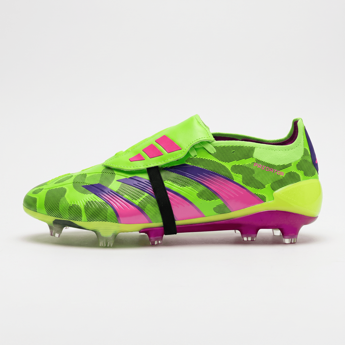 Predator Fold-Over Tongue FG Solar Red / Cloud White / Pulse Lime
