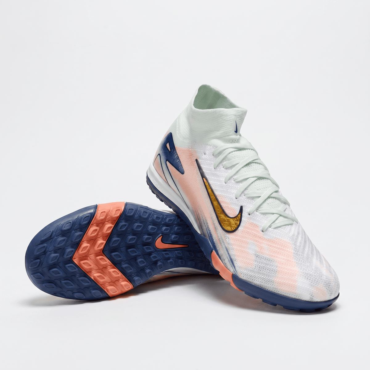 Air Zoom Mercurial Superfly 10 TF Green / Gold / Crimson Pulse / Blue