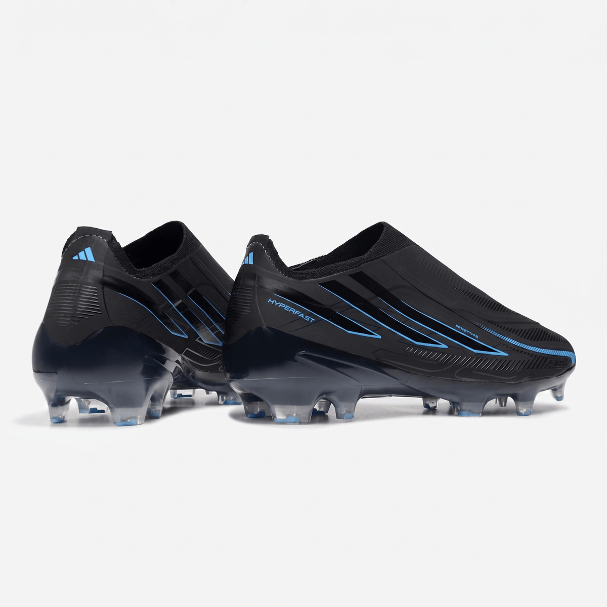 F50+ Laced FG Core Black / Iron Metallic / Lucid Blue