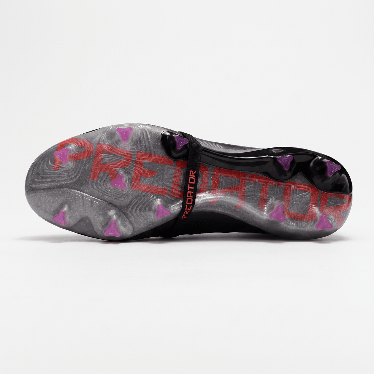 Predator Fold-Over Tongue FG Core Black / Grey / Lucid Red