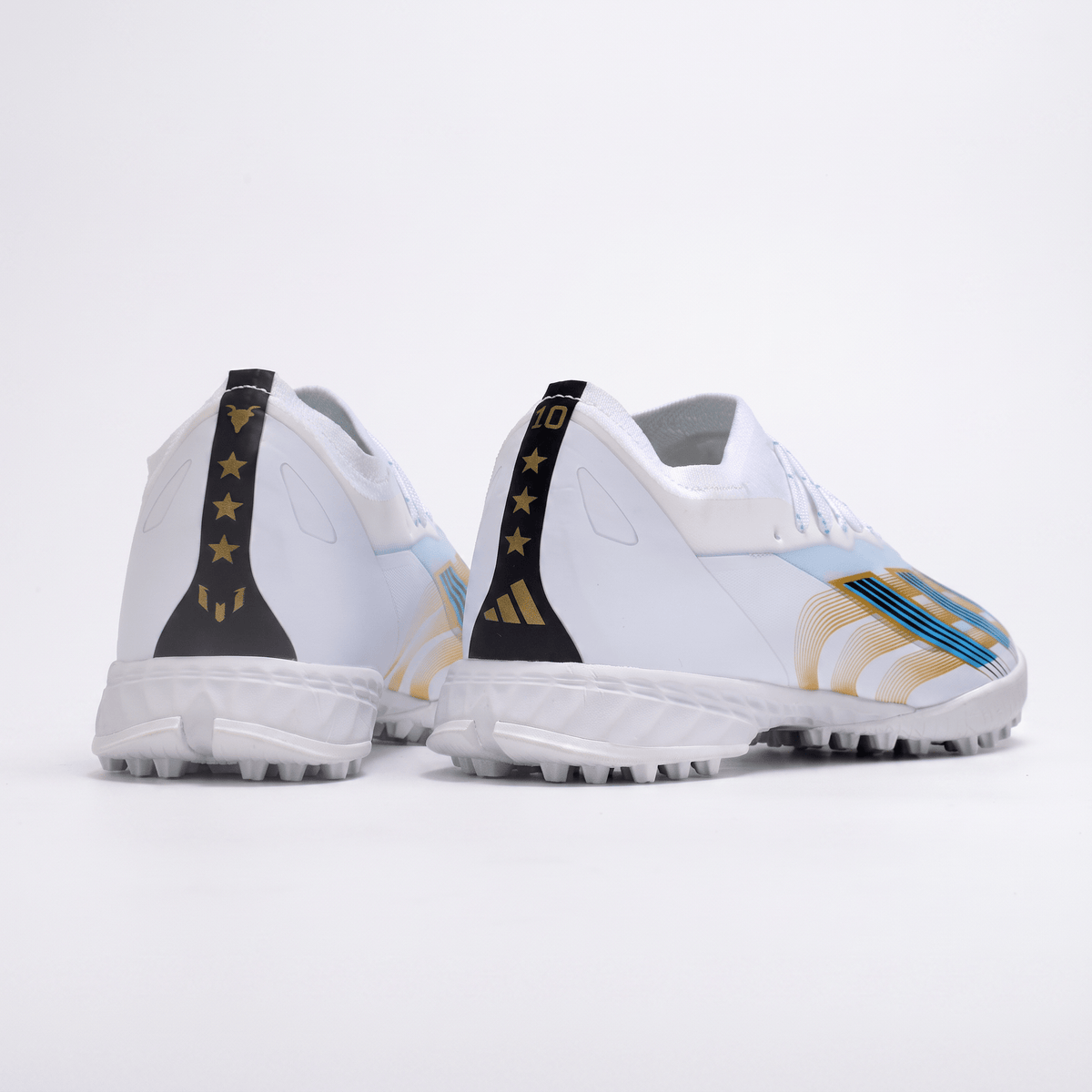 X Crazyfast+ TF Cloud White / Pulse Blue / Gold