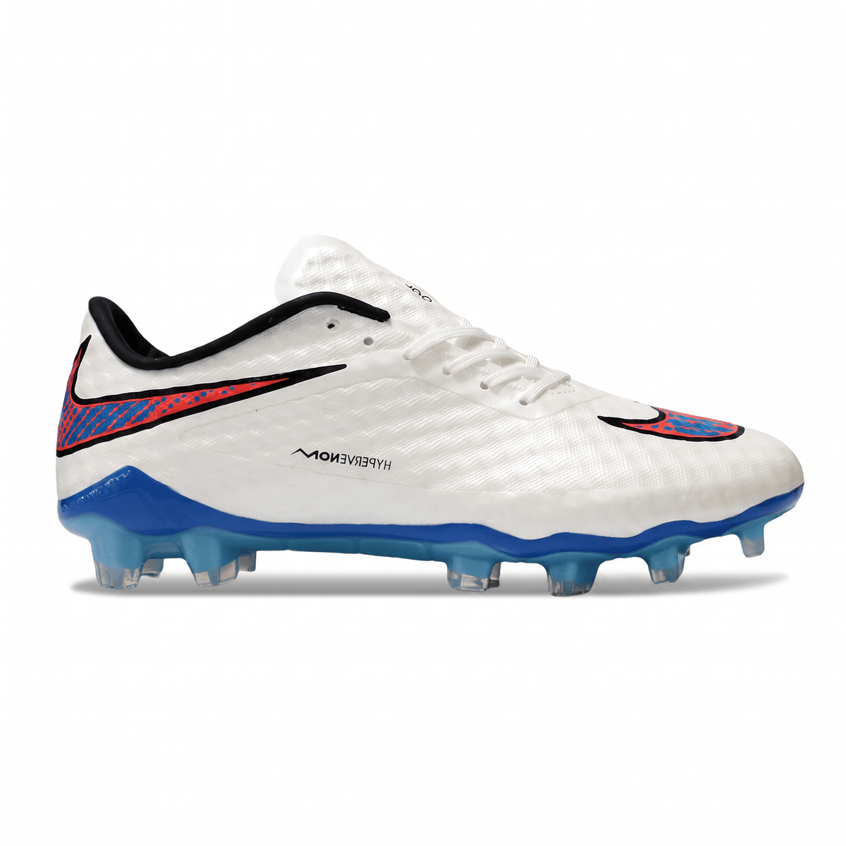 Hypervenom Phantom Premium FG White / Total Crimson / Blue Lagoon