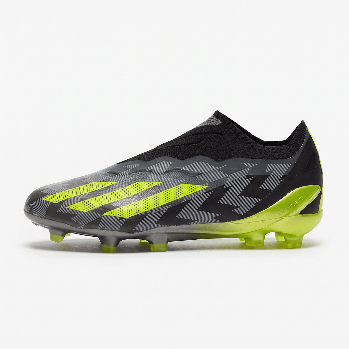 X Crazyfast LL FG Core Black / Charcoal / Team Solar Yellow